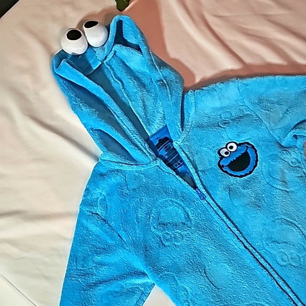 Cookie Monster onesie
